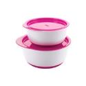 OXO Tot Raspberry Small & Large Bowl Set