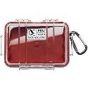 Peli 1020 Microcase Clear with Red Liner